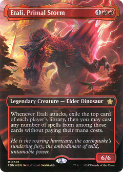 Etali, Primal Storm (Borderless) (Mana Foil) [Foundations]-1