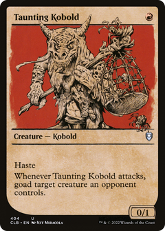 Taunting Kobold (Showcase) [Commander Legends: Battle for Baldur's Gate]-1