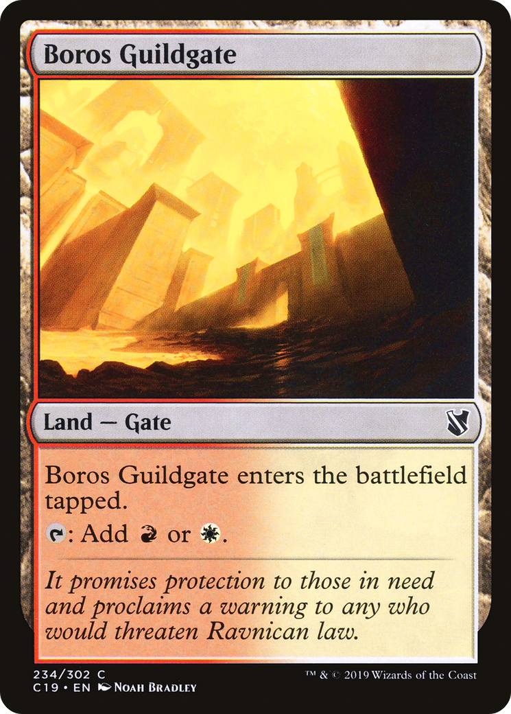 Boros Guildgate [Commander 2019]-1