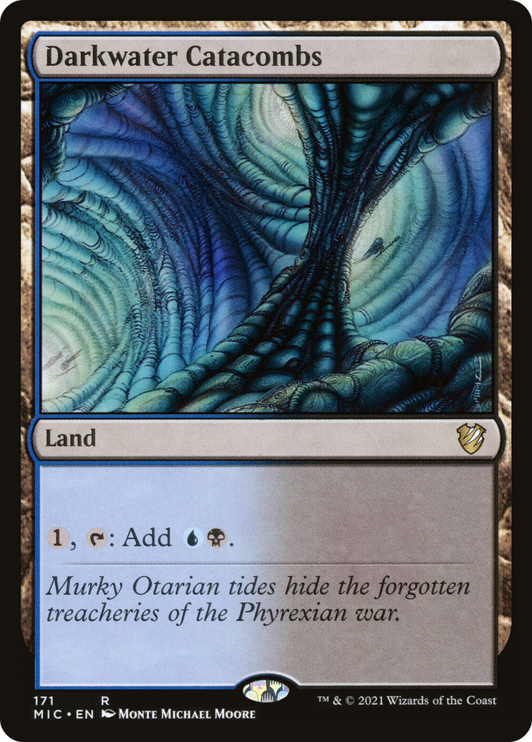 Darkwater Catacombs [Innistrad: Midnight Hunt Commander]-1