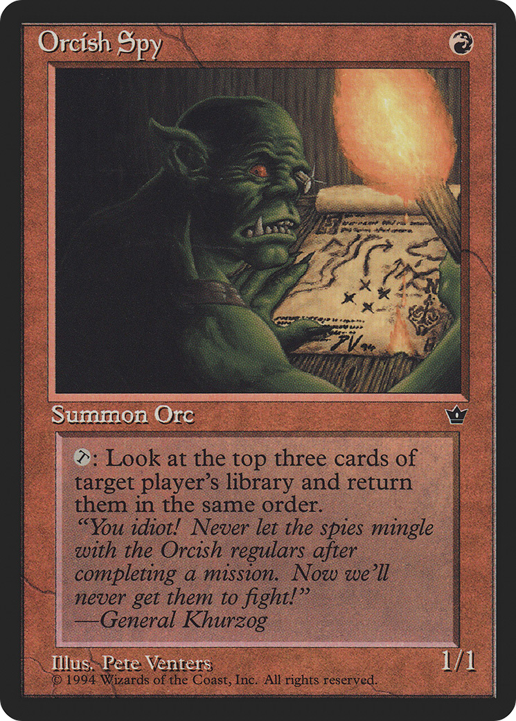 Orcish Spy (Pete Venters) [Fallen Empires]-1