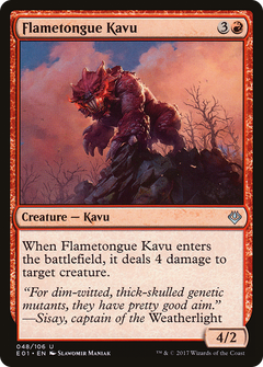 Flametongue Kavu [Archenemy: Nicol Bolas]-1