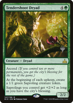 Tendershoot Dryad (Promo Pack) [Rivals of Ixalan Promos]-1