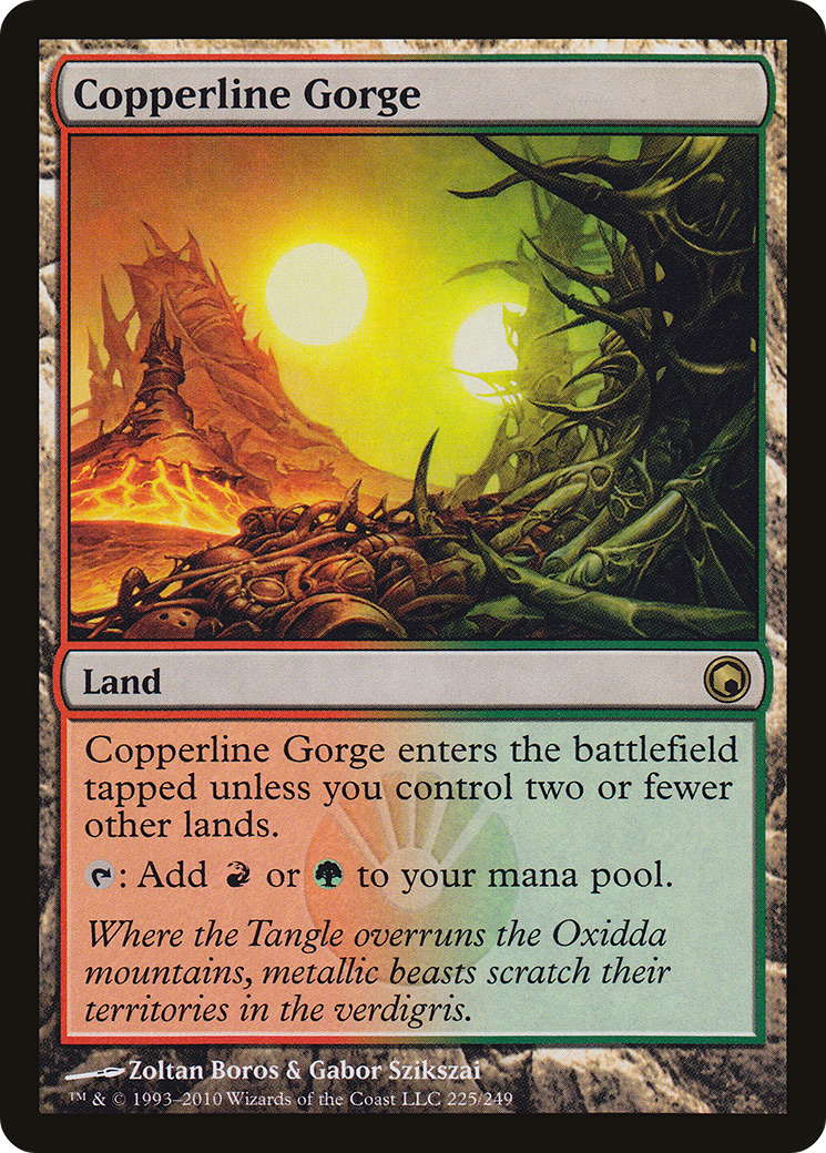 Copperline Gorge [Scars of Mirrodin]-1