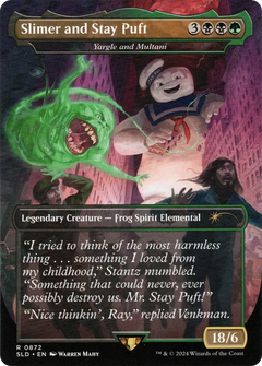 Yargle and Multani (SLD-872) - Secret Lair Drop / Slimer and Stay Puft (Borderless)-1