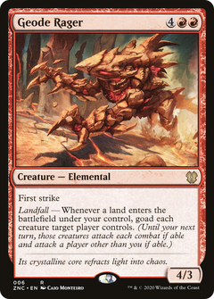 Geode Rager [Zendikar Rising Commander]-1