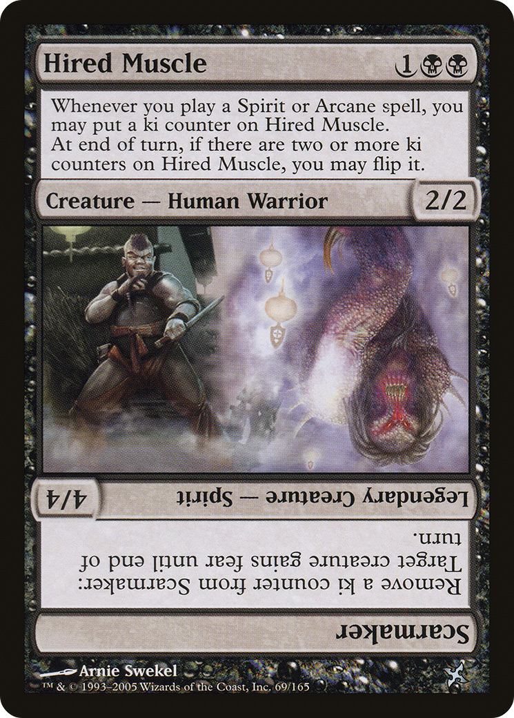 Hired Muscle // Scarmaker [Betrayers of Kamigawa]-1