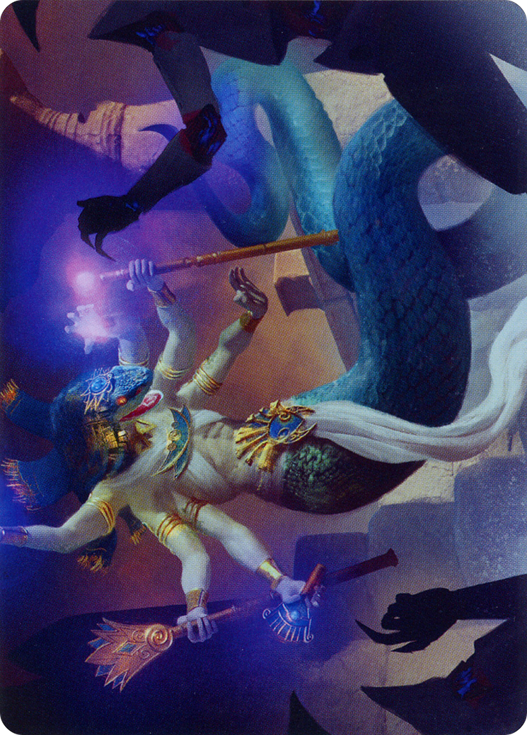 Imoti, Celebrant of Bounty // Imoti, Celebrant of Bounty (AMOM-079) - March of the Machine Art Series (Borderless) Foil-1
