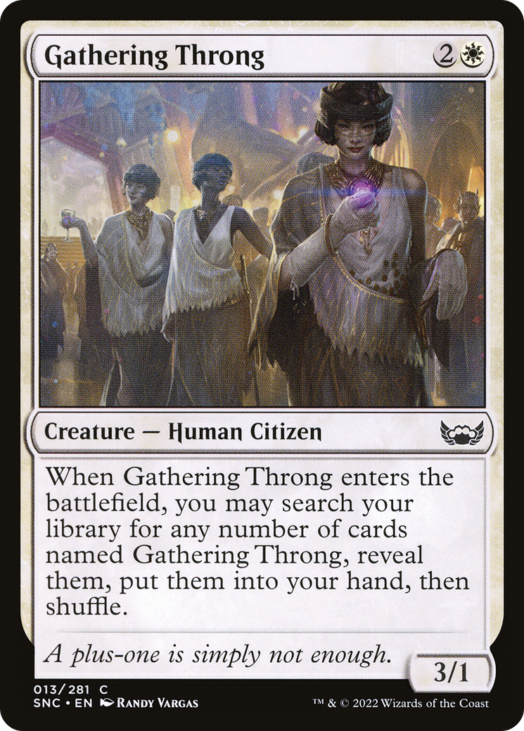 Gathering Throng [Streets of New Capenna]-1