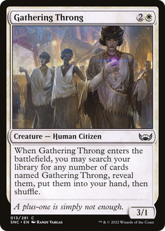 Gathering Throng [Streets of New Capenna]-1