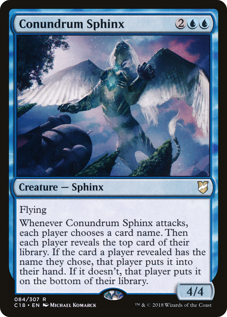 Conundrum Sphinx [Commander 2018]-1