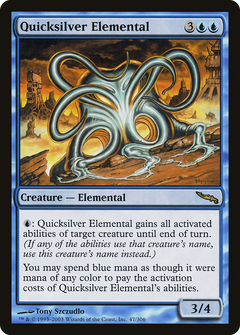 Quicksilver Elemental [Mirrodin]-1