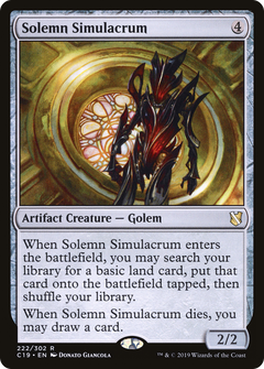 Solemn Simulacrum [Commander 2019]-1