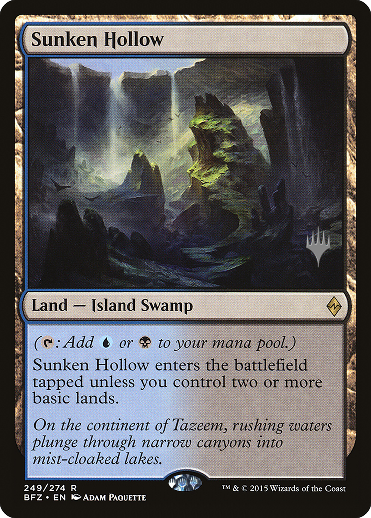 Sunken Hollow [Battle for Zendikar Promos]-1