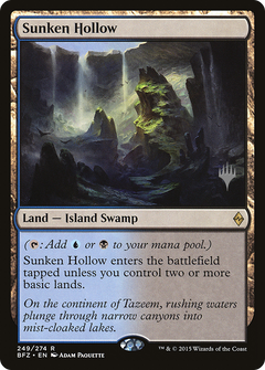 Sunken Hollow [Battle for Zendikar Promos]-1