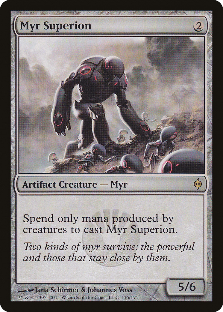 Myr Superion [New Phyrexia]-1