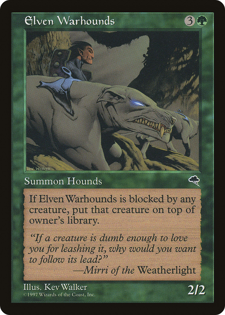 Elven Warhounds [Tempest]-1