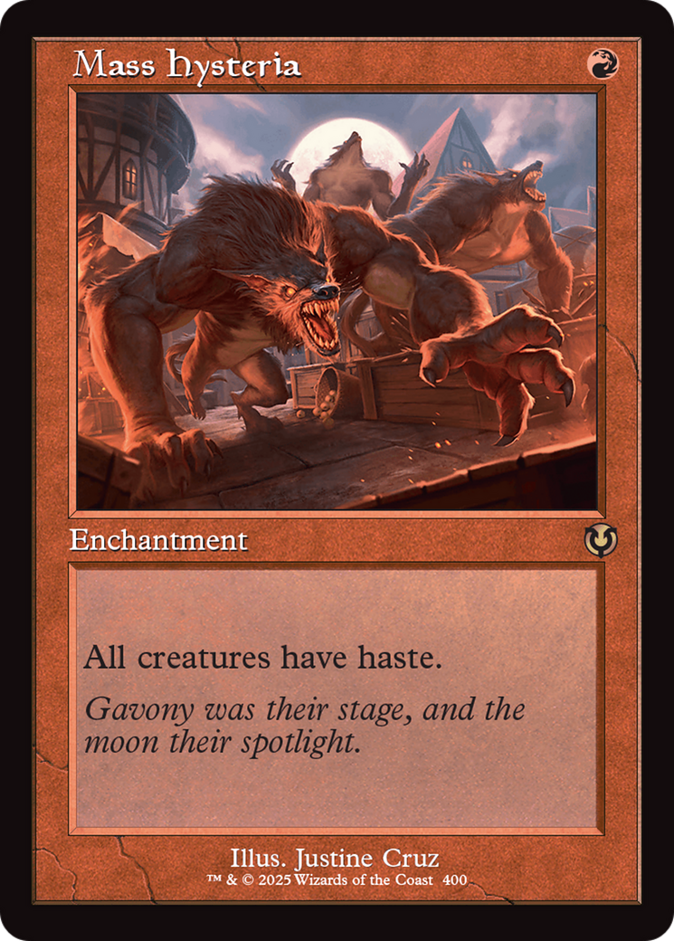 Mass Hysteria (Retro Frame) [Innistrad Remastered]-1