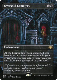Oversold Cemetery (Borderless Alternate Art) [Dominaria Remastered]-1