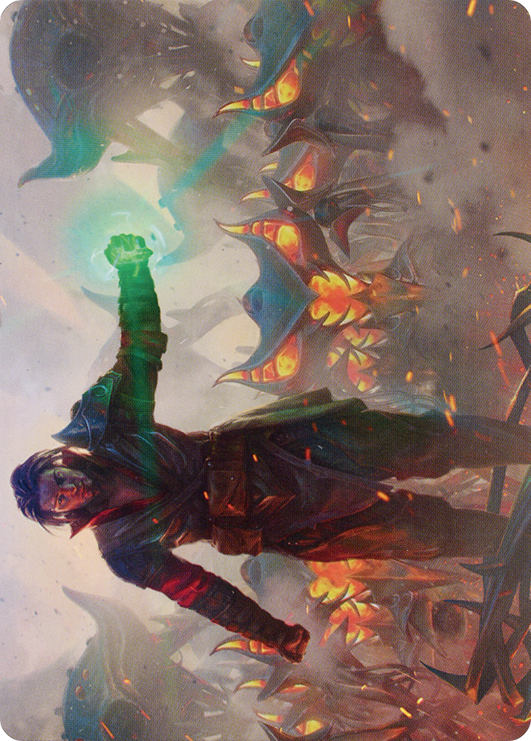 Mishra, Eminent One // Mishra, Eminent One (ABRO-054) - The Brothers' War Art Series (Borderless) Foil-1