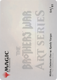 Mishra, Eminent One // Mishra, Eminent One (ABRO-054) - The Brothers' War Art Series (Borderless) Foil-2