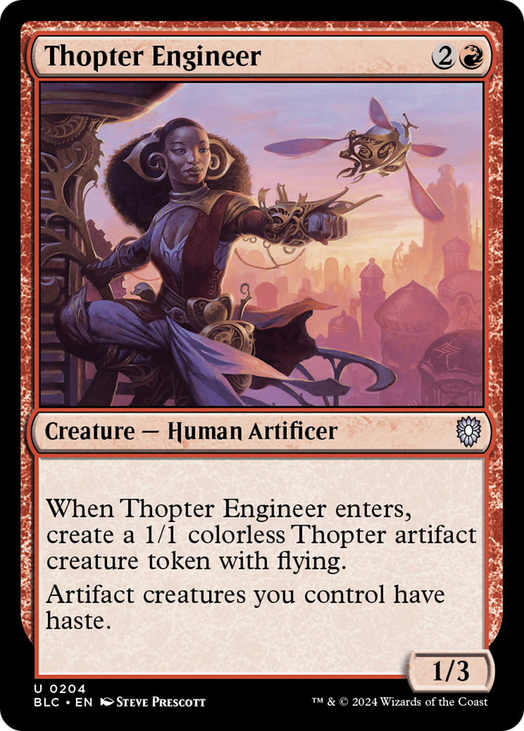 Thopter Engineer [Bloomburrow Commander]-1