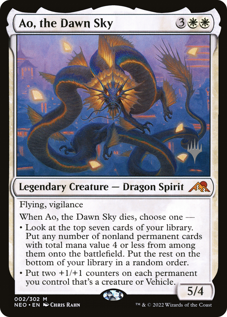 Ao, the Dawn Sky (Promo Pack) [Kamigawa: Neon Dynasty Promos]-1