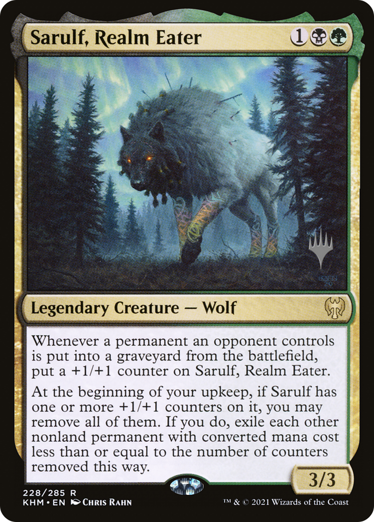 Sarulf, Realm Eater (Promo Pack) [Kaldheim Promos]-1