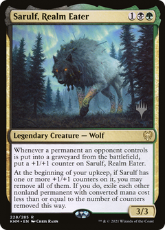 Sarulf, Realm Eater (Promo Pack) [Kaldheim Promos]-1