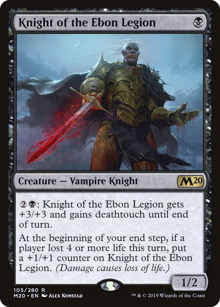 Knight of the Ebon Legion [Core Set 2020]-1