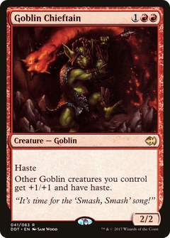 Goblin Chieftain [Duel Decks: Merfolk vs. Goblins]-1