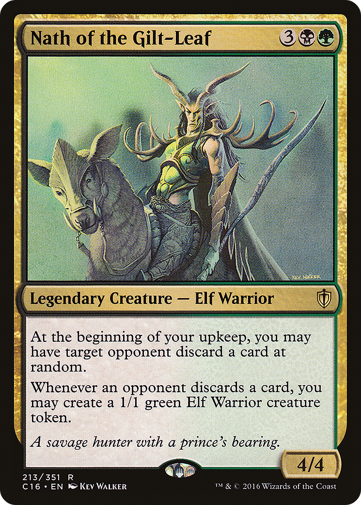 Nath of the Gilt-Leaf [Commander 2016]-1