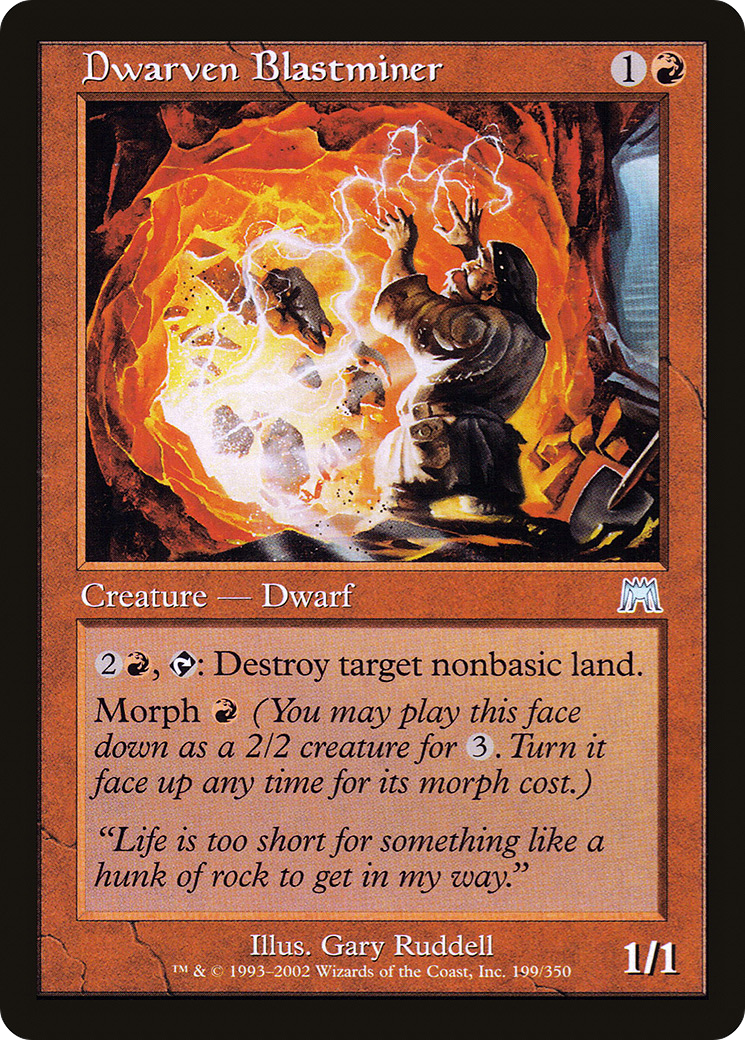 Dwarven Blastminer [Onslaught]-1