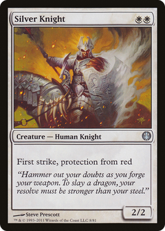Silver Knight [Duel Decks: Knights vs. Dragons]-1