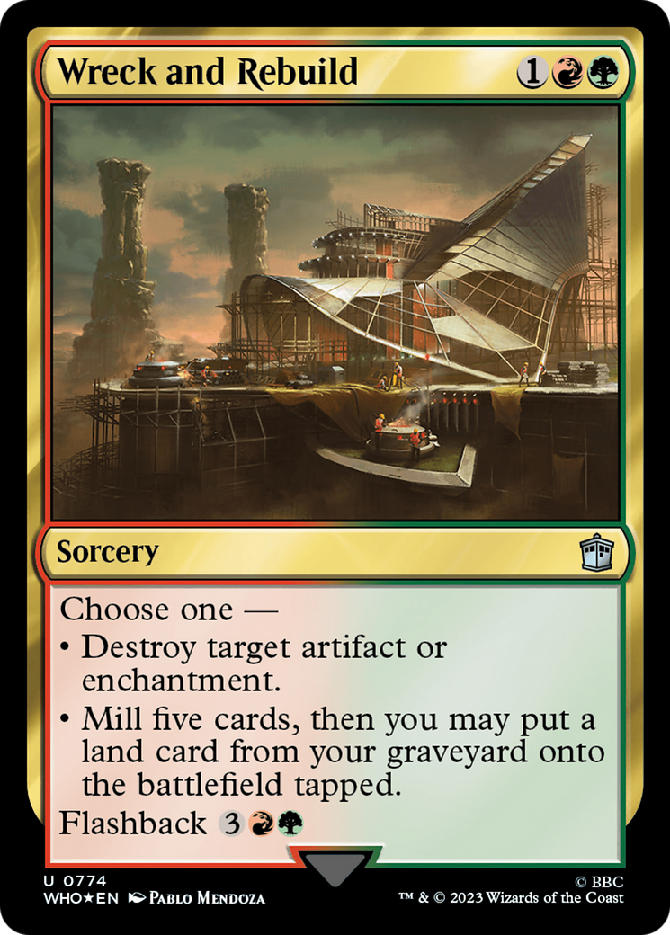 Wreck and Rebuild (Surge Foil) [Doctor Who]-1
