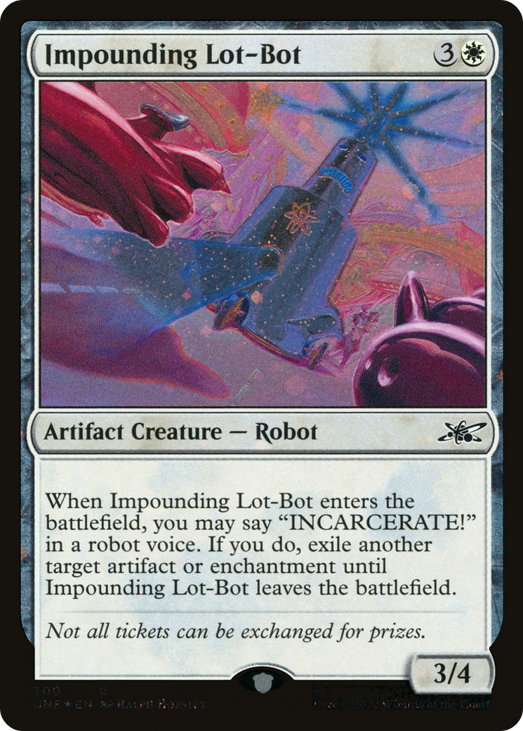 Impounding Lot-Bot (Galaxy Foil) [Unfinity]-1