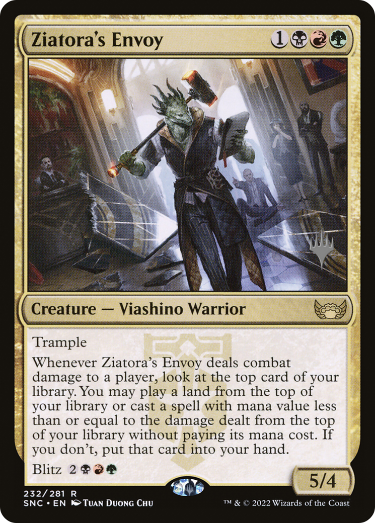 Ziatora's Envoy (PPSNC-232) - Streets of New Capenna Promos Foil-1