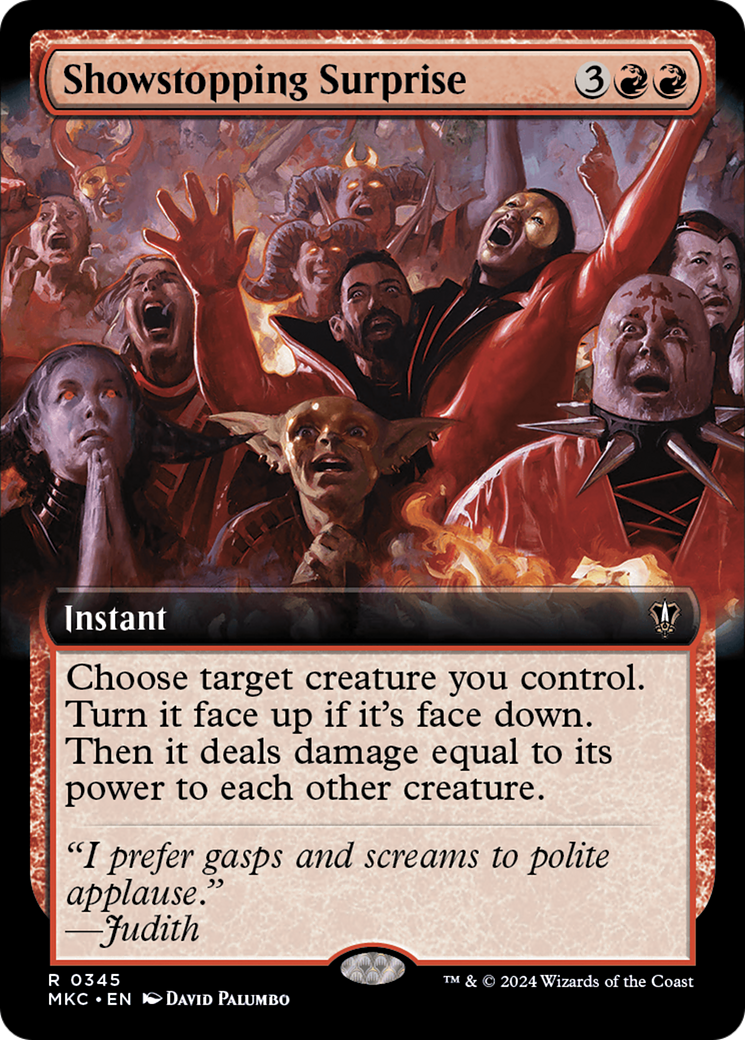 Showstopping Surprise (Extended Art) [Murders at Karlov Manor Commander]-1