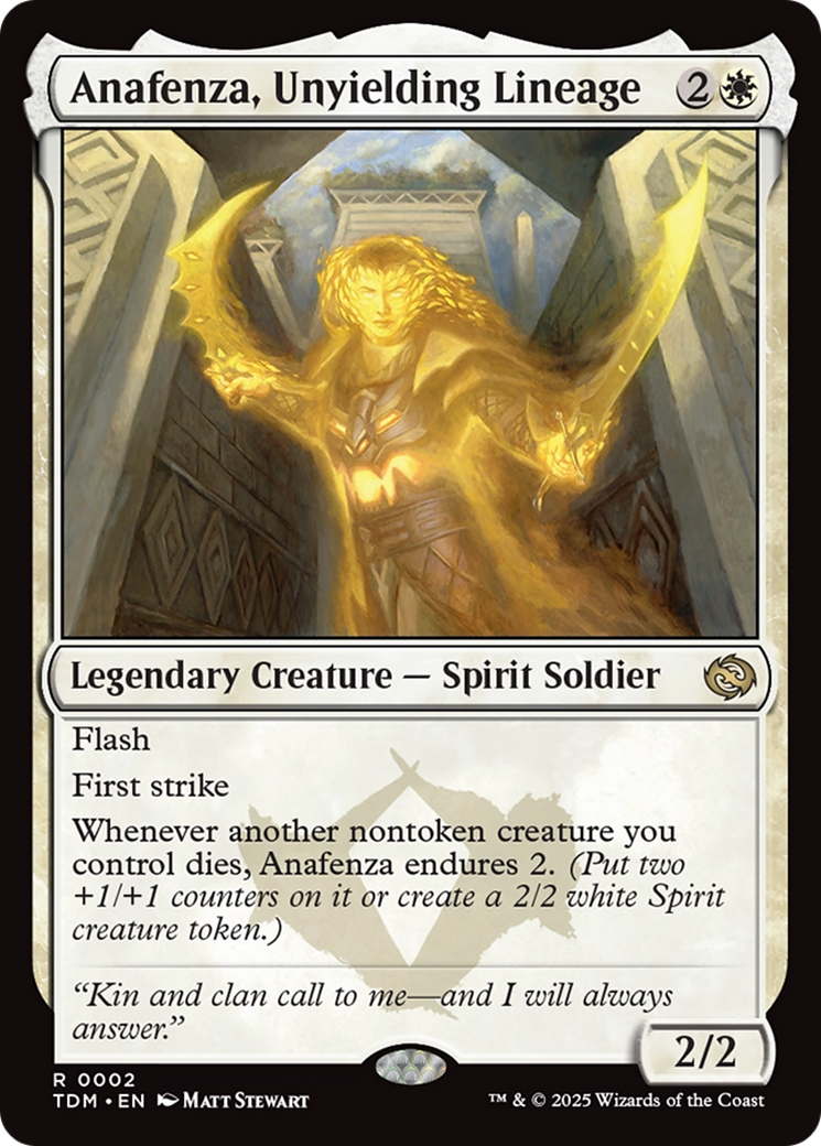 Anafenza, Unyielding Lineage [Tarkir: Dragonstorm]-1
