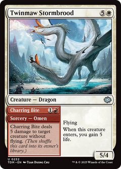 Twinmaw Stormbrood (TDM-232) - Tarkir: Dragonstorm Foil-1