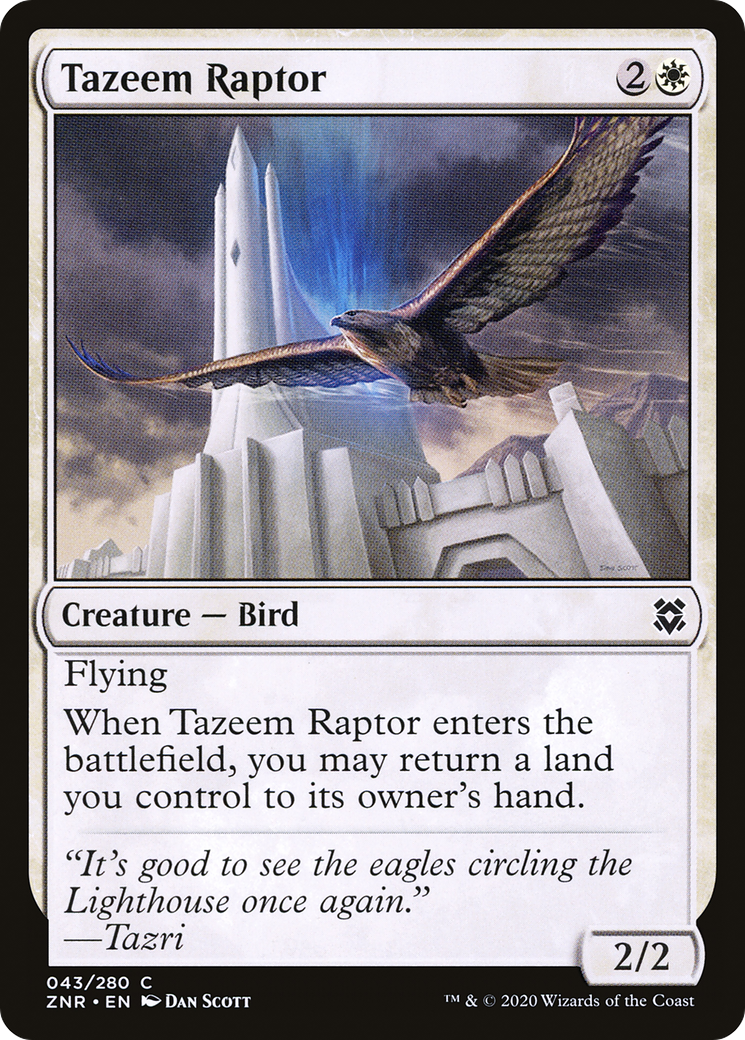 Tazeem Raptor [Zendikar Rising]-1