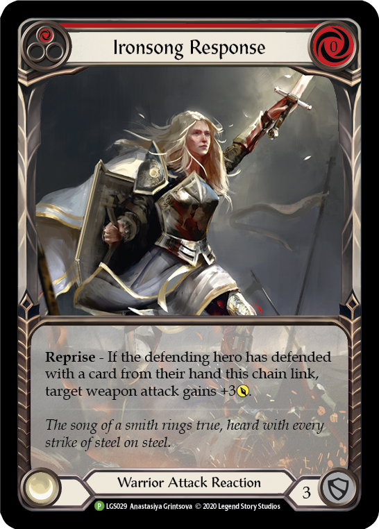 Ironsong Response (Red) [LGS029] (Promo)  Rainbow Foil-1