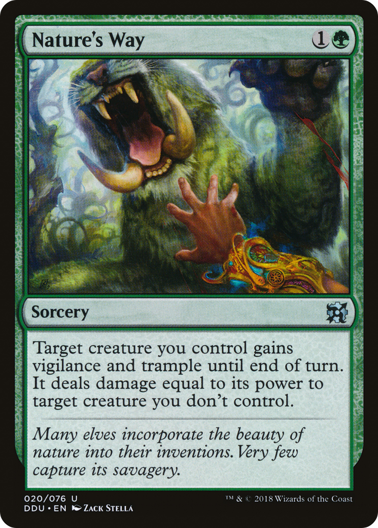 Nature's Way [Duel Decks: Elves vs. Inventors]-1