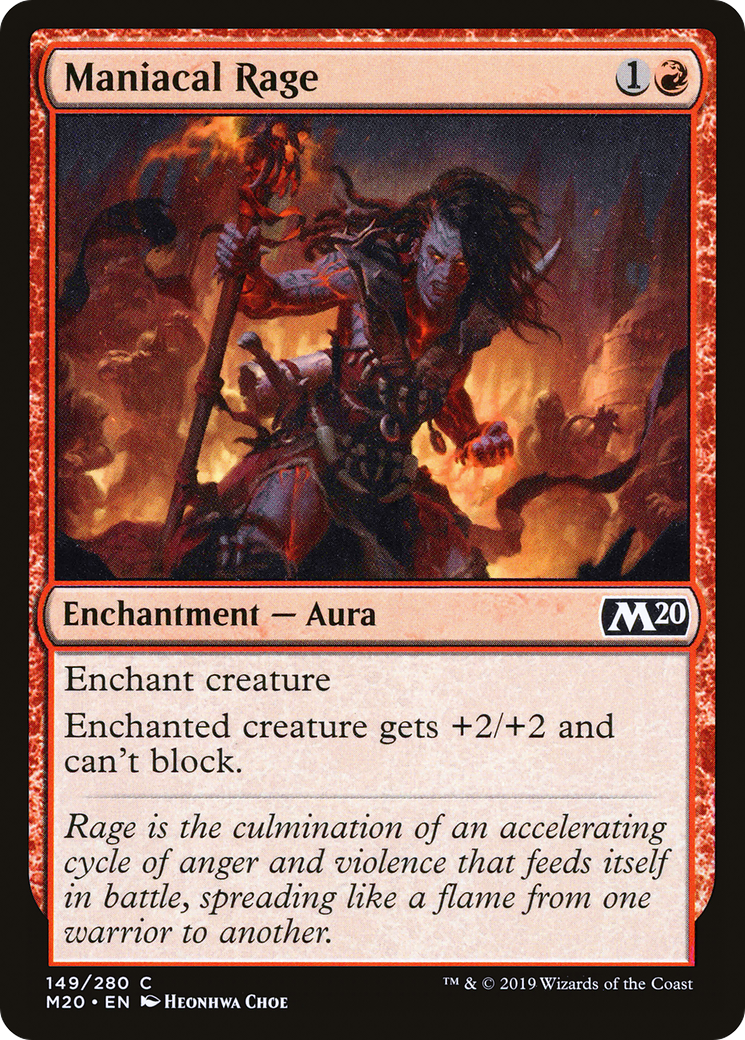 Maniacal Rage [Core Set 2020]-1