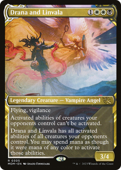 Drana and Linvala (Showcase Planar Booster Fun) [March of the Machine]-1