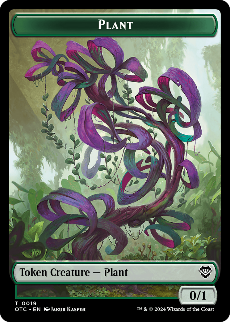 Plant (TOTC-019) - Outlaws of Thunder Junction Commander Tokens-1