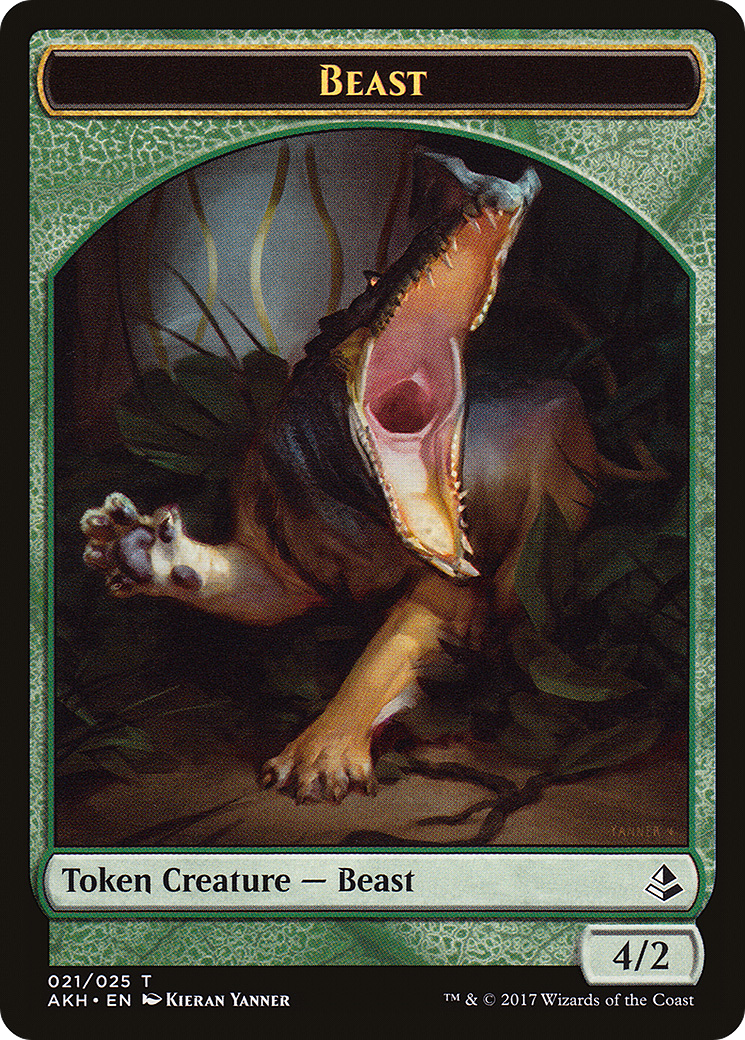 Beast Token [Amonkhet Tokens]-1