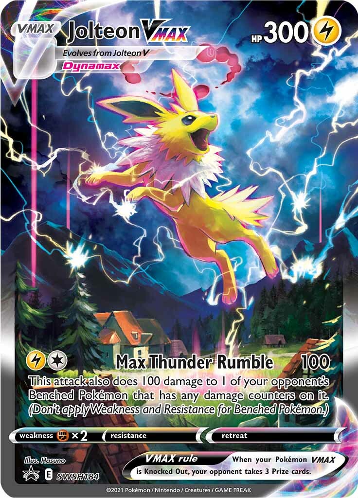 Jolteon VMAX (SWSH184) [Sword & Shield: Black Star Promos]-1