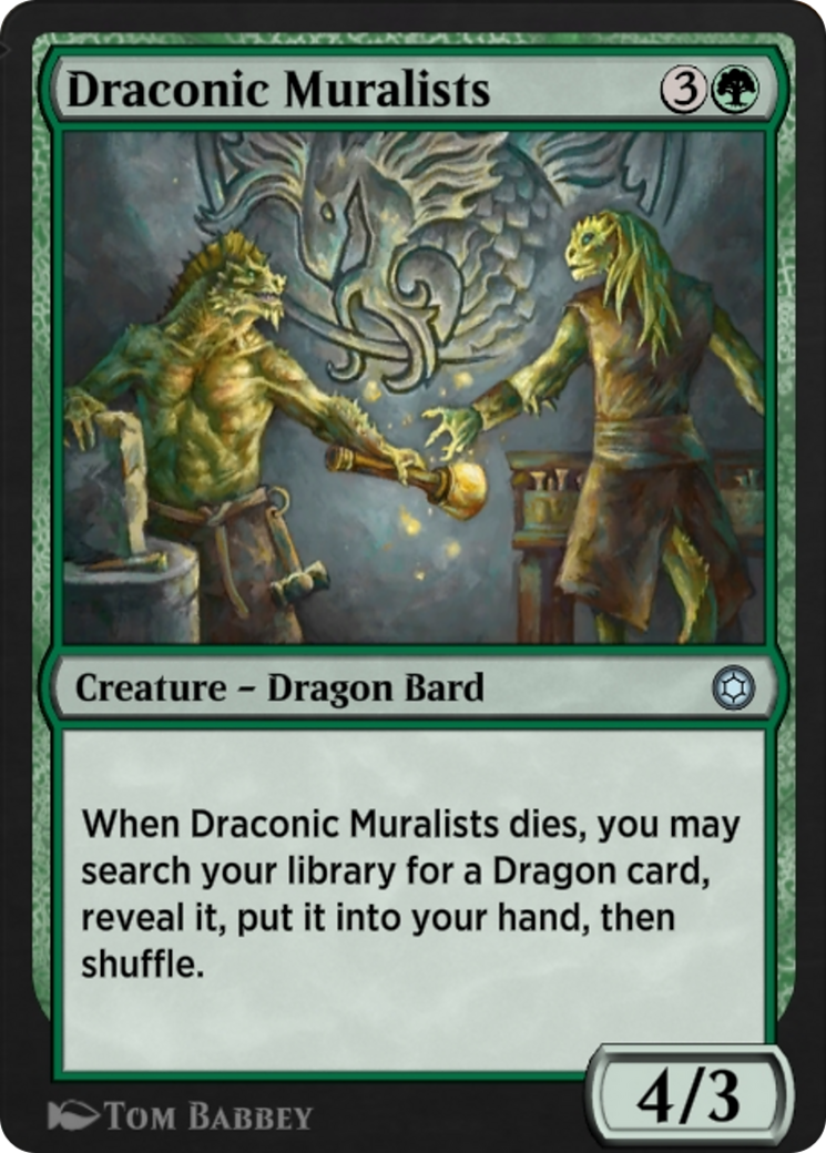 Draconic Muralists (HBG-205) - Alchemy Horizons: Baldur's Gate-1