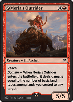 A-Meria's Outrider (DMU-A-138) - Dominaria United-1